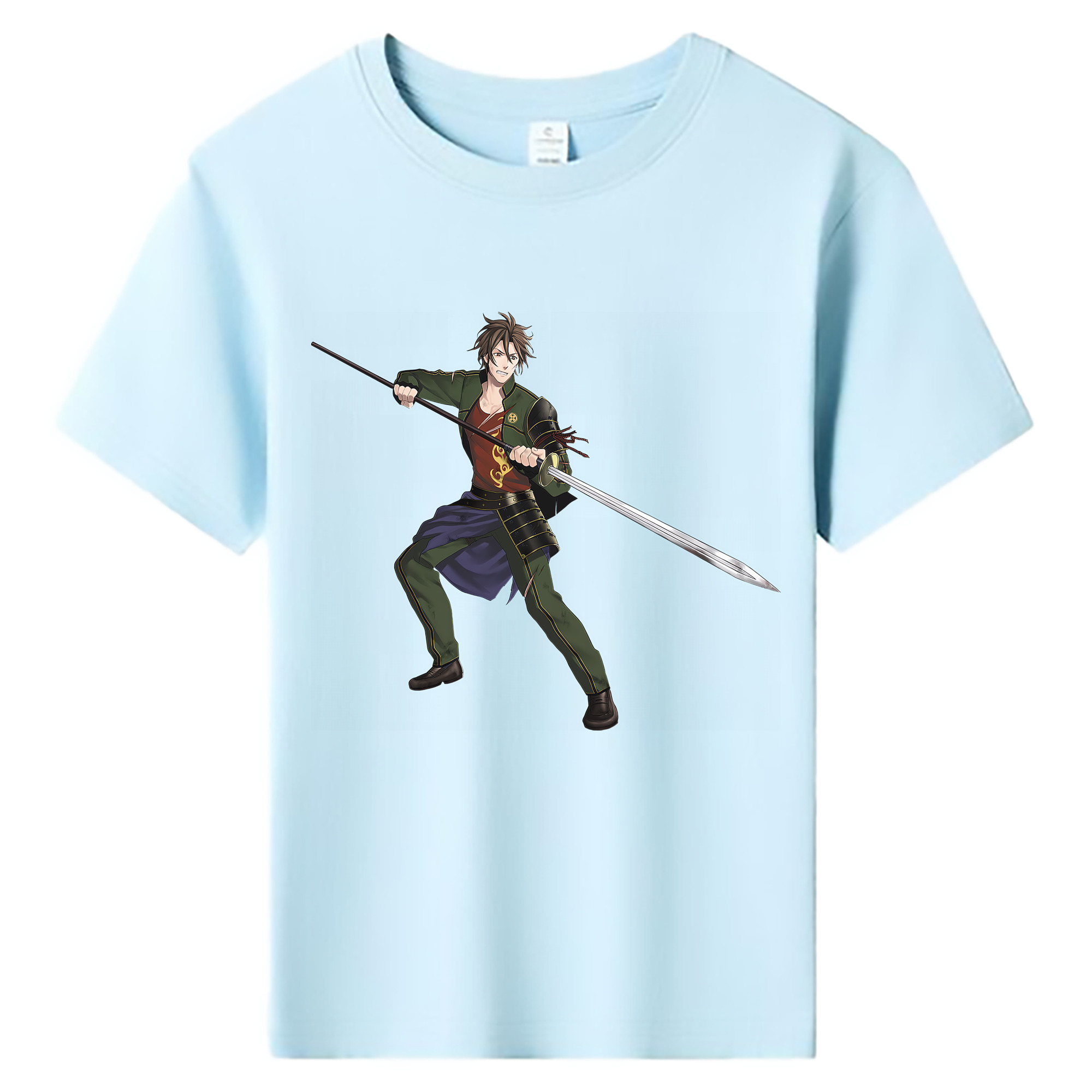 （画像用） 刀剣乱舞 Touken Ranbu 綿100％キッズTシャツ（フロントプリント）